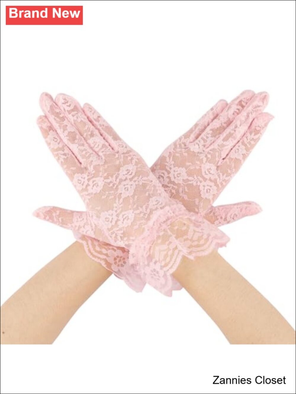 🤠 Lace Gloves Floral Tea Party Short Bridal Wedding Opera Halloween Cosplay
